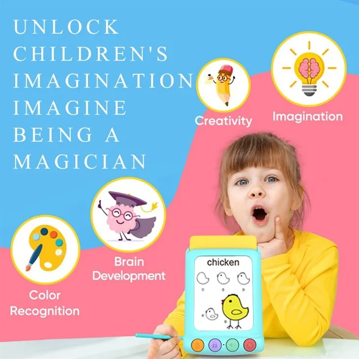 Kid's Copying Card Learning Machine Talking Story Toys For Fun factory
